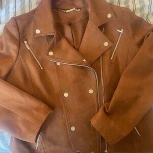 White House Black Market Suede Jacket